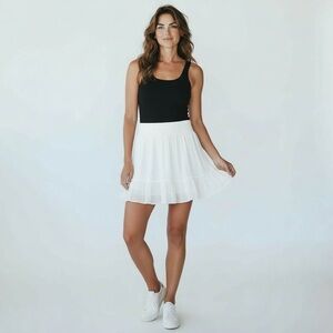 VENUS White A-Line Skirt
